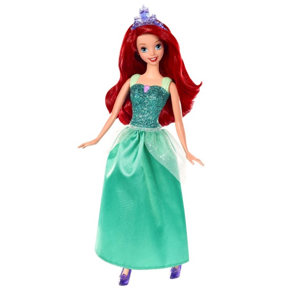 Poupée paillette Princesse Disney : Ariel - Mattel-CBD34