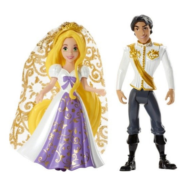 Poupées Princesse et Prince Disney : Raiponce et Flynn Rider - Mattel-BBD28-X9400