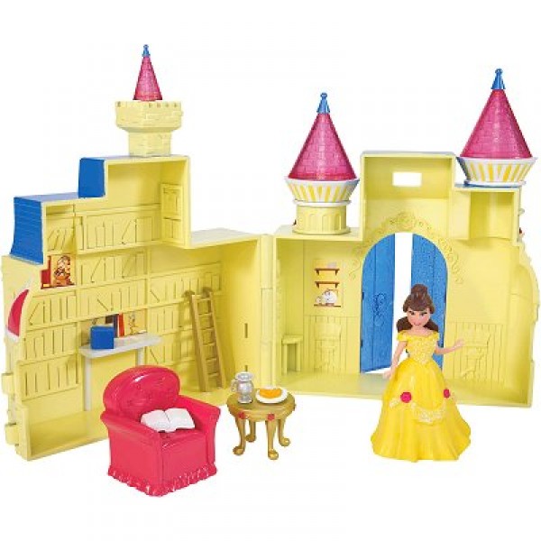 Princesses Disney - Mini Château Belle et poupée - Mattel-T7687