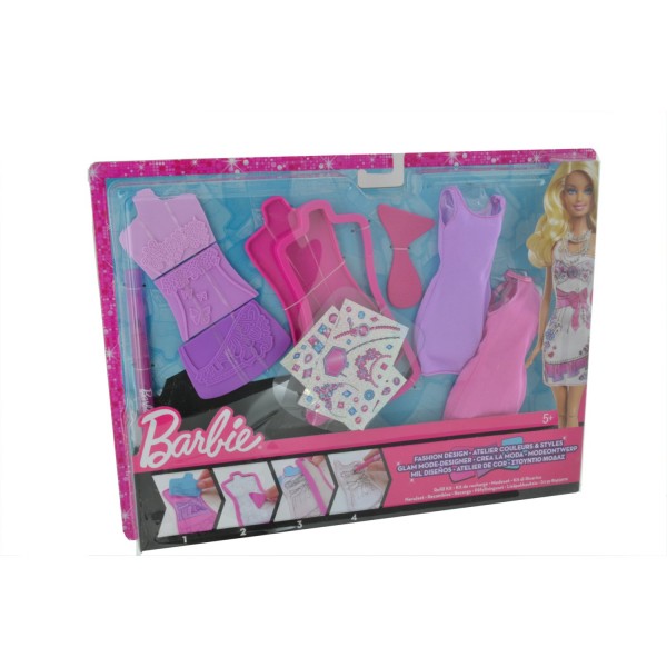 Recharge papier : Couleurs et styles robes rose et violette - Mattel-BBY95-X7894