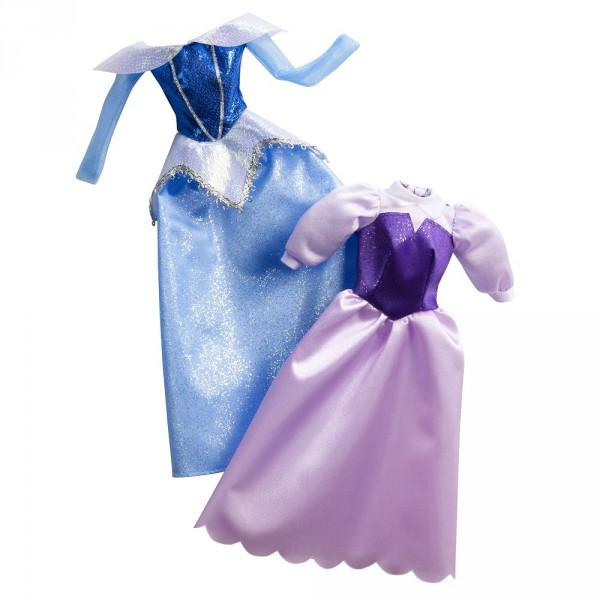 Robes à paillettes Princesses Disney : Belle au Bois Dormant - Mattel-Y5102-Y5104