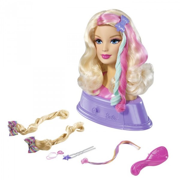 Tête à coiffer et extensions Barbie - Mattel-V9523