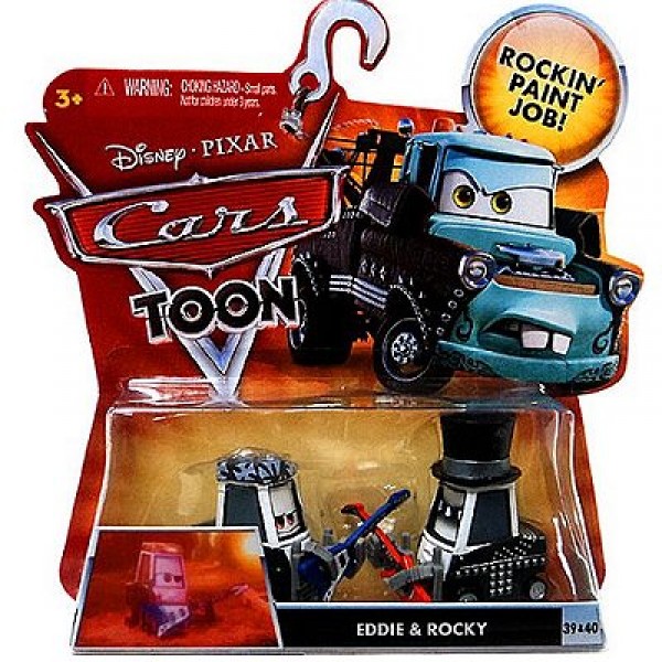 Véhicule Cars Toon - Eddie et Rocky - Mattel-P67453-T5744