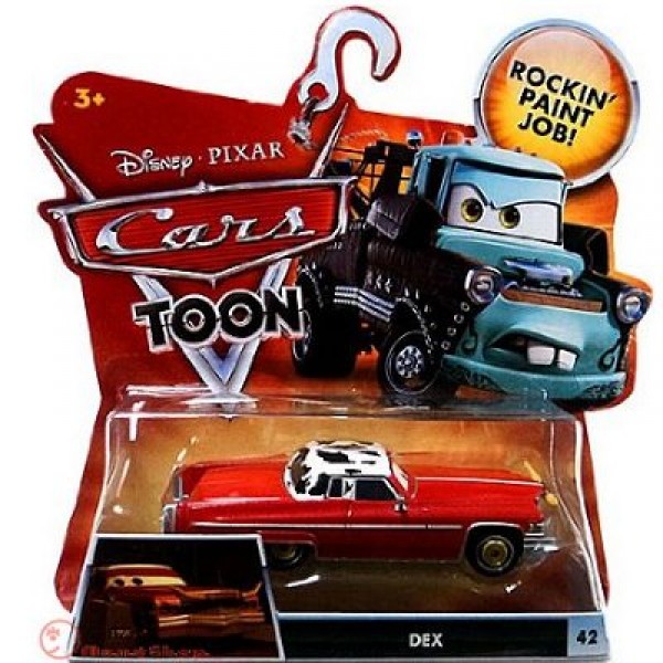 Véhicule Cars Toon - Voiture Dex - Mattel-P67453-T5746