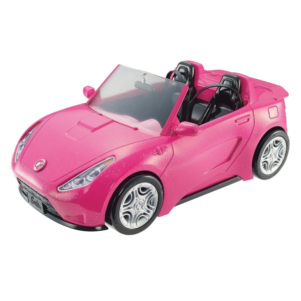 Voiture Barbie : Cabriolet Rose - Mattel-DVX59