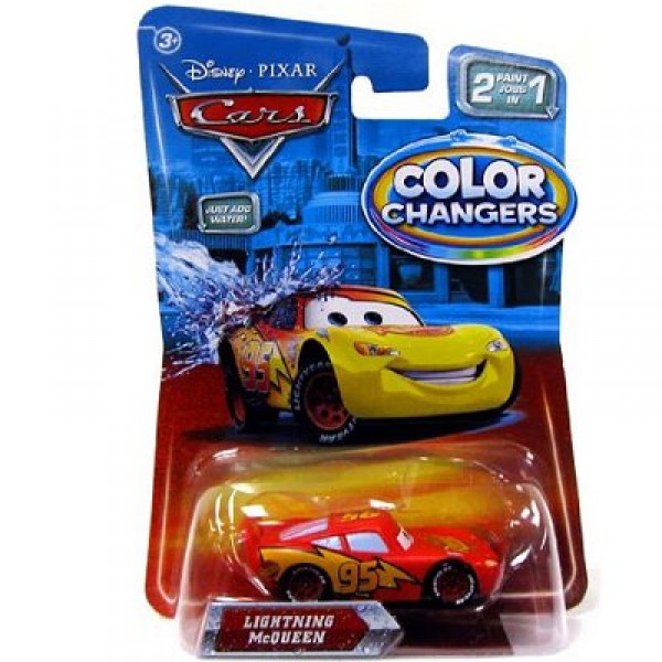 Voiture Cars - Color changers : Flash Mc Queen - Mattel-T1661-T2947
