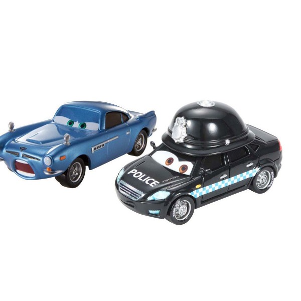 Voitures Cars : Coffret 2 véhicules : Doug Speedcheck et Finn Mc Missile - Mattel-Y0506-Y0510
