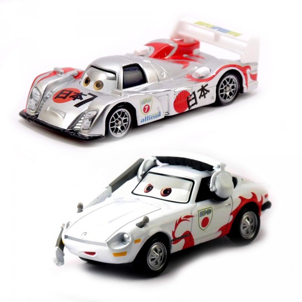 Voitures Cars : Coffret 2 véhicules : Shu Todoroki et Mach Matsuo - Mattel-Y0506-BDW79