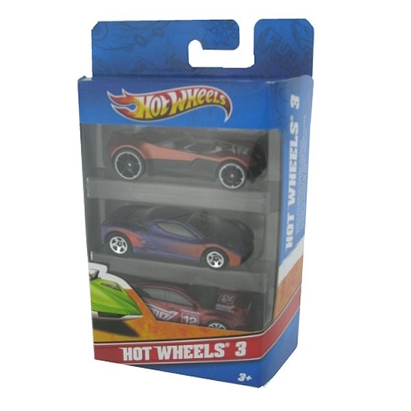 Voitures Hot Wheels - Coffret de 3 voitures : Pack 12 - Mattel-K5904-12OLD