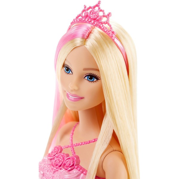 Poupee Barbie  Princesse Chevelure Magique  Blonde Et Rose.144225 3.600 