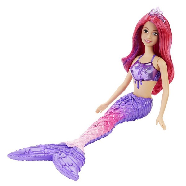 Poupée Barbie : Sirène multicolore Bijoux - Mattel-DHM45-DHM48