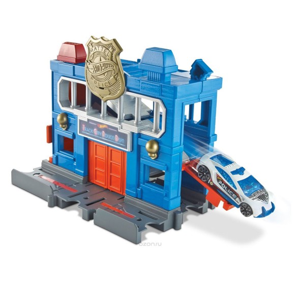City Hot Wheels Commissariat de Police - Mattel-FRH28-FRH33