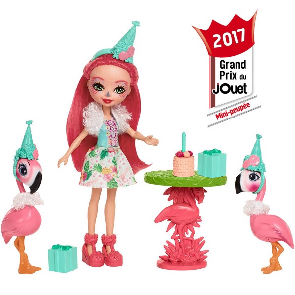 Mini-poupées Enchantimals : La Fête de Fanci Flamant - Mattel-FCC62-FCG79