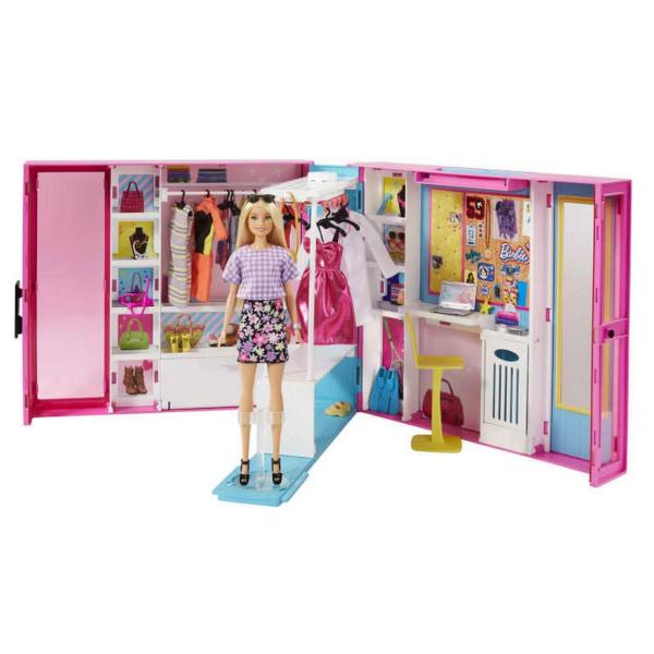 Le Dressing Deluxe De Barbie - Mattel-GBK10