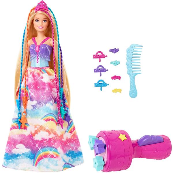 Poupée Barbie Dreamtopia : Princesse Tresses magiques - Mattel-GTG00