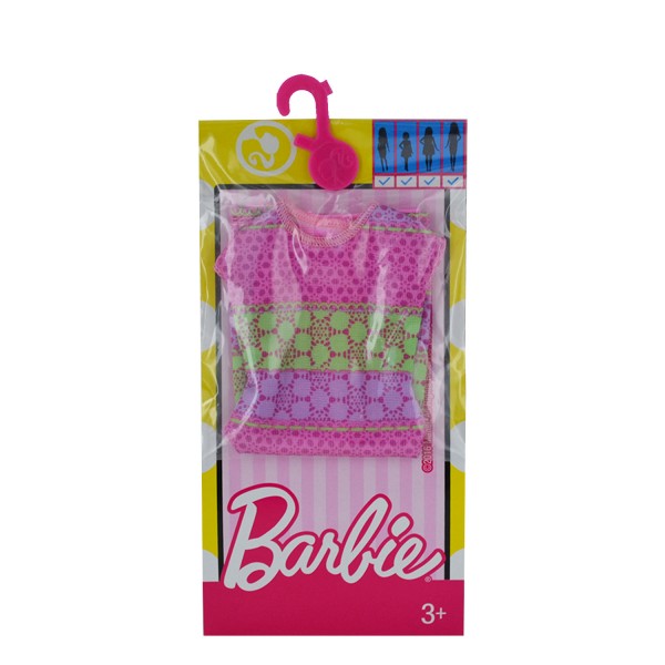 Barbie : Vêtement robe tendance multicolor - Mattel-FCT12-3