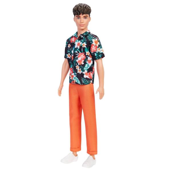 Poupée Barbie Ken Fashionistas : Tropical - Mattel-HBV24