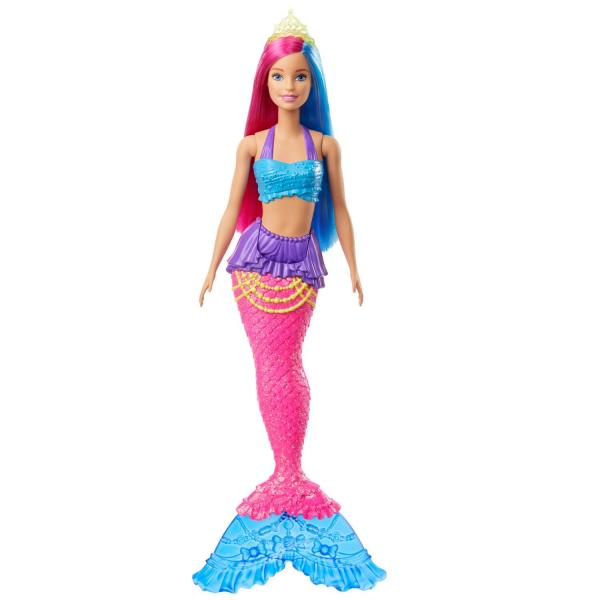Poupée Barbie Dreamtopia : sirène rose - Mattel-GJK08