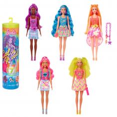 Poupée Barbie : Color Reveal série fluo (modèle surprise)