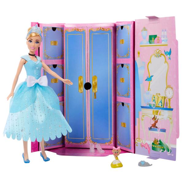 Caja de muñecas Cenicienta Royal Fashion Reveal - Mattel-HMK53