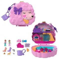 Caja Polly Pocket: Caniche En El Spa