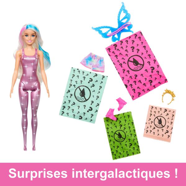 Poupée Barbie Color Reveal Fee Galaxie - Mattel-HJX61