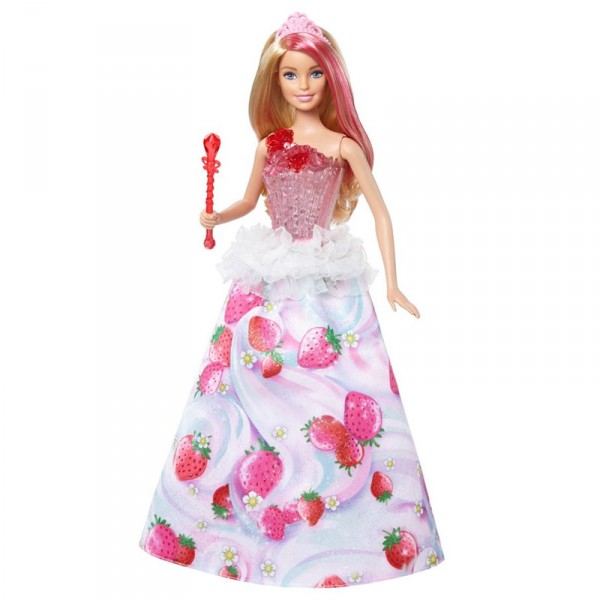 Poupée Barbie : Princesse des bonbons - Mattel-DYX28