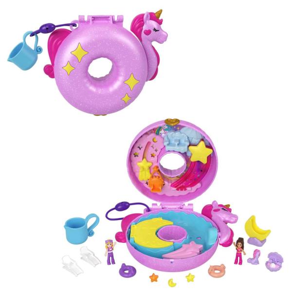 Caja Polly Pocket: Boya Unicornio - Mattel-HKV34