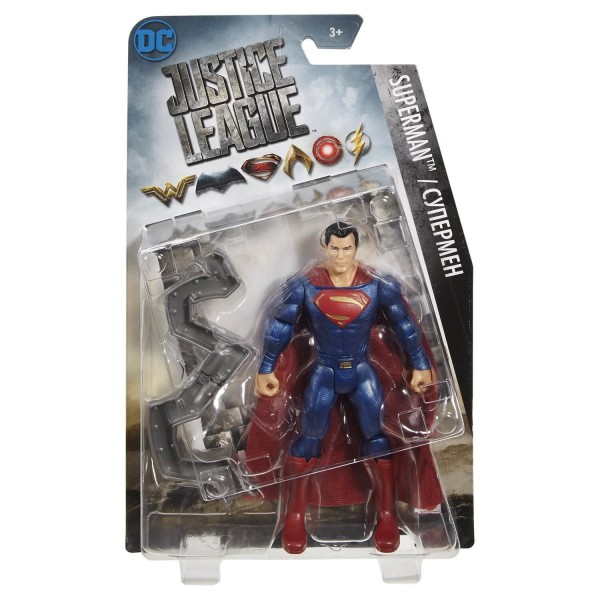 Figurine Superman - Justice League - Mattel-FGG60-FGG62
