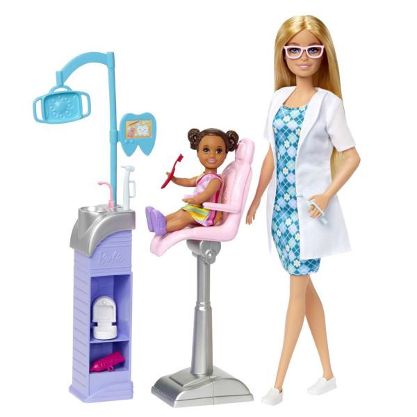 Barbie Box: Zahnarztpraxis - Mattel-HKT69