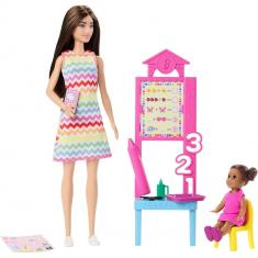 Barbie : Professeur - Coffret 2 Poupées