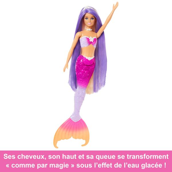  Barbie: Magia de colores de sirena - Mattel-HRP97