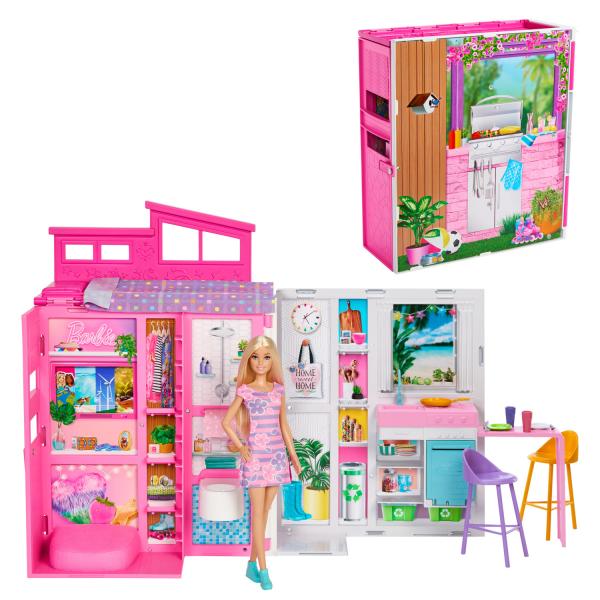  Barbie: A casa para ir - Mattel-HRJ77