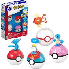 Construction Pokemon : dresseur de pokémon de type eau