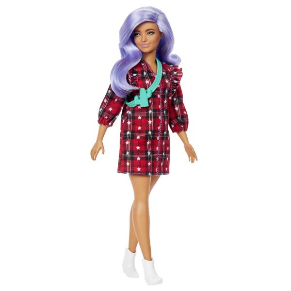 Poupée Barbie Fashionistas : Robe Etoile - Mattel-GRB49