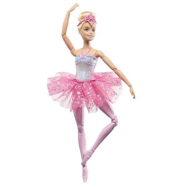 Muñeca Barbie Bailarina Luces Mágicas - Mattel-HLC25