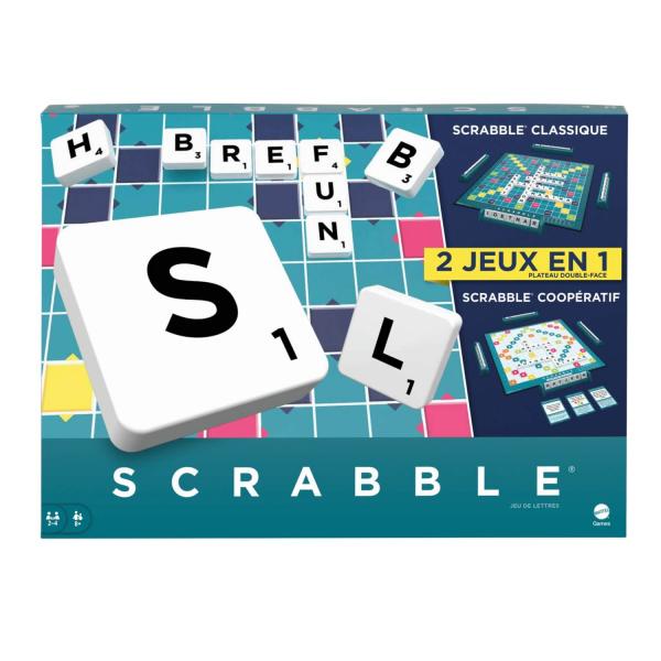 Reversible Scrabble 2 in 1 - Mattel-HWD44