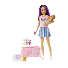 Caja de niñera Barbie Skipper