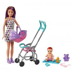Barbie Skipper Kinderwagen-Fahrbox