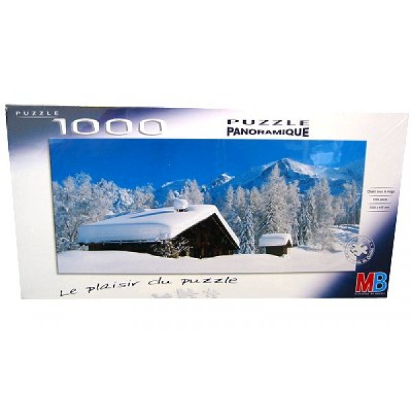 1000 - Puzzle panoramique - Chalet sous la neige - OBSOLETE-has-pano-2