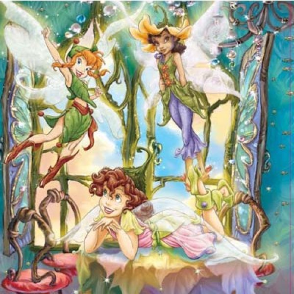 Puzzle 100 pièces - Disney Fairies : Les Fées rêveuses - MB-09901