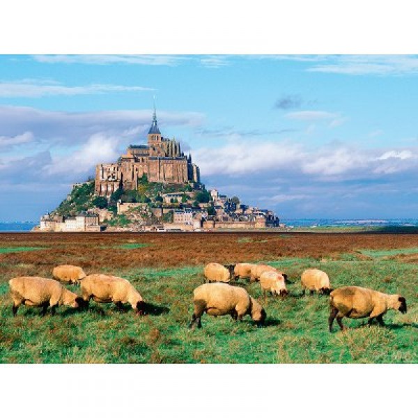 Puzzle 2000 pièces - Géo : Le Mont Saint-Michel - Hasbro-90962