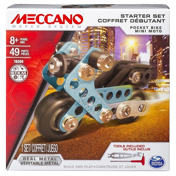 Meccano Coffret débutant : Mini moto - Meccano-6026713-20071437