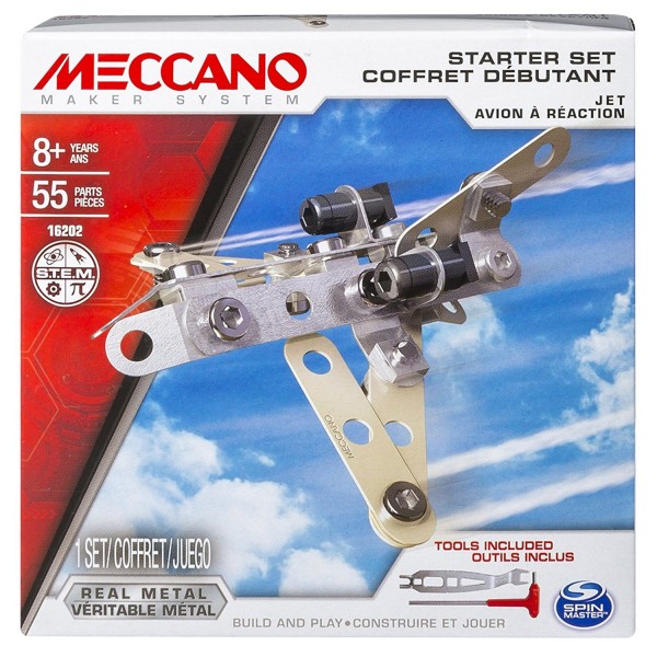 Meccano Coffret débutant : Avion à réaction - Meccano-6026713-20071439