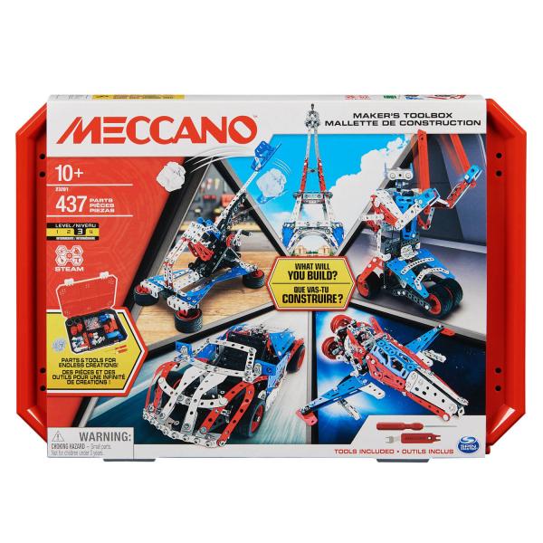 Maletín de construcción Meccano - 437 piezas - Meccano-6067167