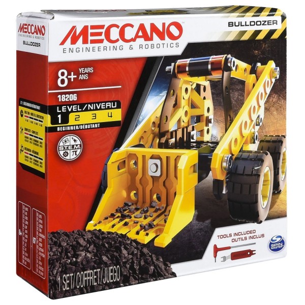 Meccano : Thème chantier : Bulldozer - Meccano-6043090