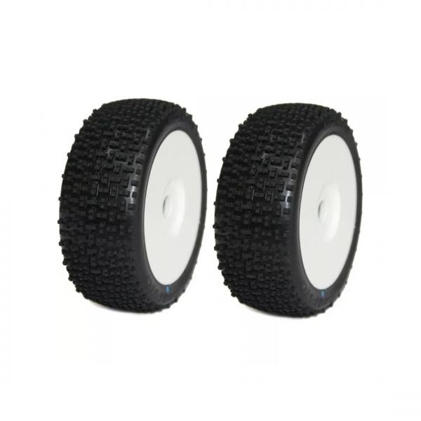 Tyre set pre-mounted "Gravity RC M4 Super Soft" , fits "Buggy 1/8" 17mm Hex Rims Medial Pro - MPR-MP-6455-M4
