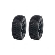 Tyre set pre-mounted "Velox RC M3 Soft", fits Rear Medial Pro