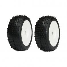 Tyre set pre-mounted "Turbo RC M3 Soft" , fits "Buggy 1/8" 17mm Hex Rims Medial Pro