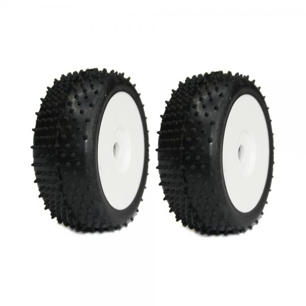 Tyre set pre-mounted "Turbo RC M3 Soft" , fits "Buggy 1/8" 17mm Hex Rims Medial Pro - MPR-MP-6465-M3